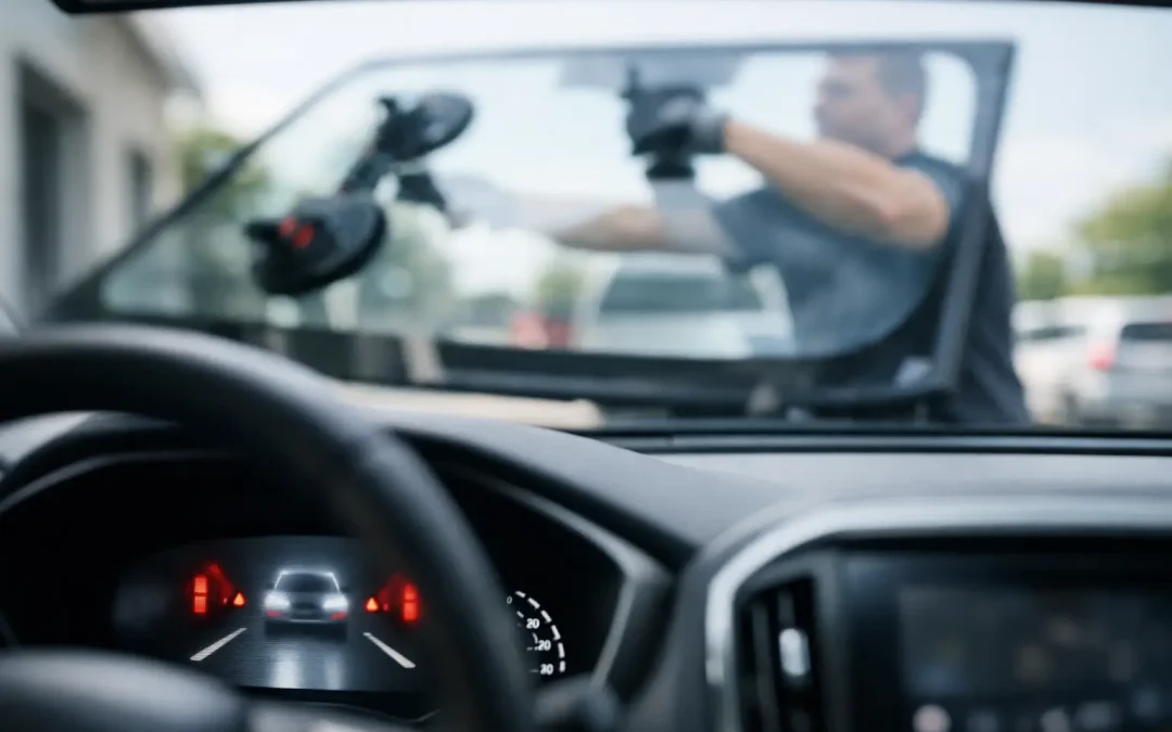 Calibration Error Example After Windshield Replacement