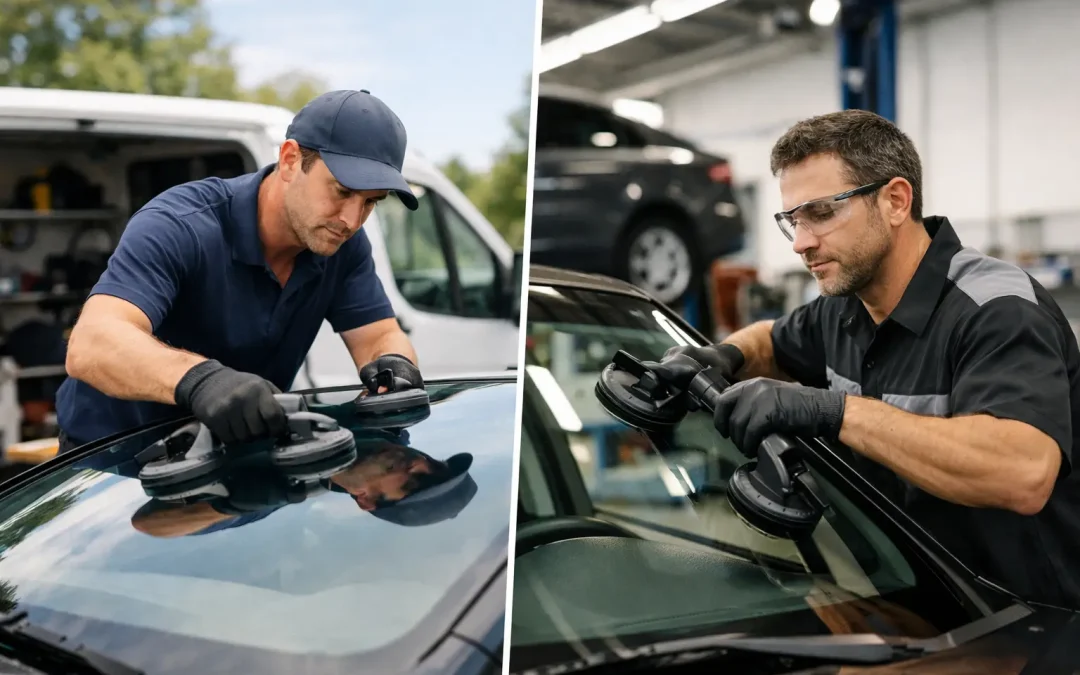 Mobile Versus In-Shop Windshield Service